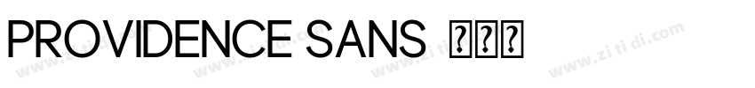Providence Sans字体转换